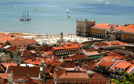 Lisbon harbor
